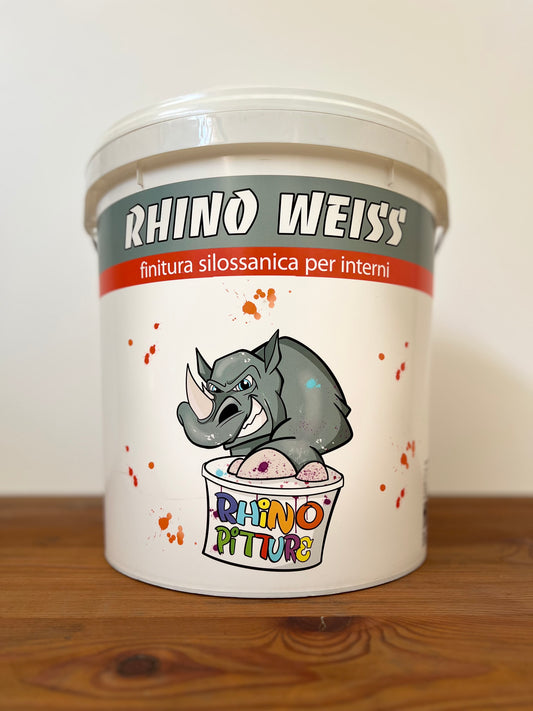 RHINO WEISS - pittura silossanica per interni